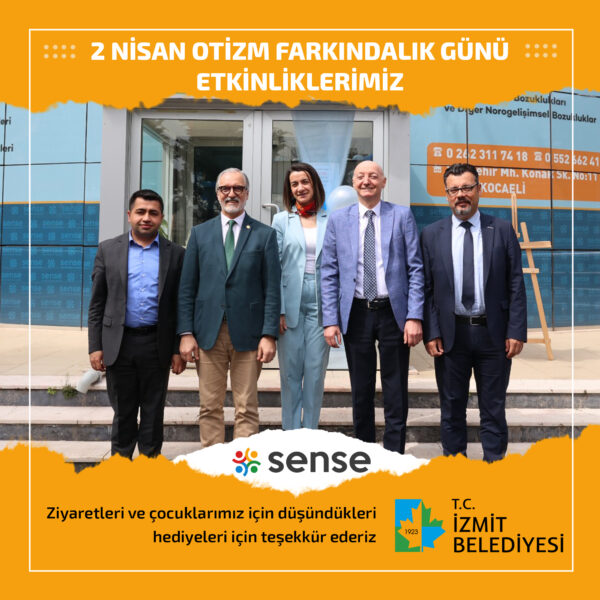 İzmit Belediyesinden Sense Özel Eğitim ve Rehabilitasyon Merkezine anlamlı ziyaret